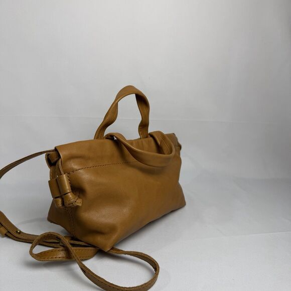 $118 Madewell Piazza Mini Crossbody Bag Timber Beam Brown Leather Handbag - Picture 5 of 12